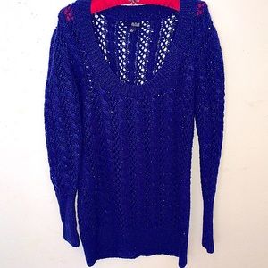 VINTAGE a.n.a. A new approach long sleeve sweater - Royal blue